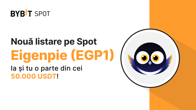 Listare nouă: EGP/USDT  – Ia și tu o parte din fondul de premii de 50.000 USDT